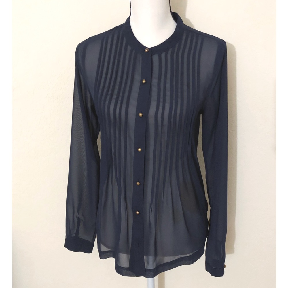 Forever21 Navy Blue Top